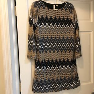 Tacera women's slip on style dress, size L